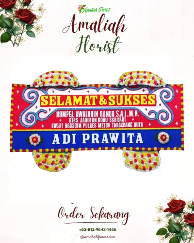 Karangan Bunga Ucapan Selamat di Mangkualam