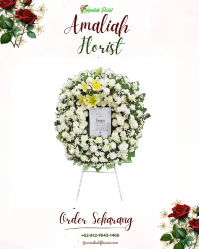 Krans Bunga Duka Cita di Mangkualam